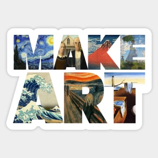 Make Art Sticker